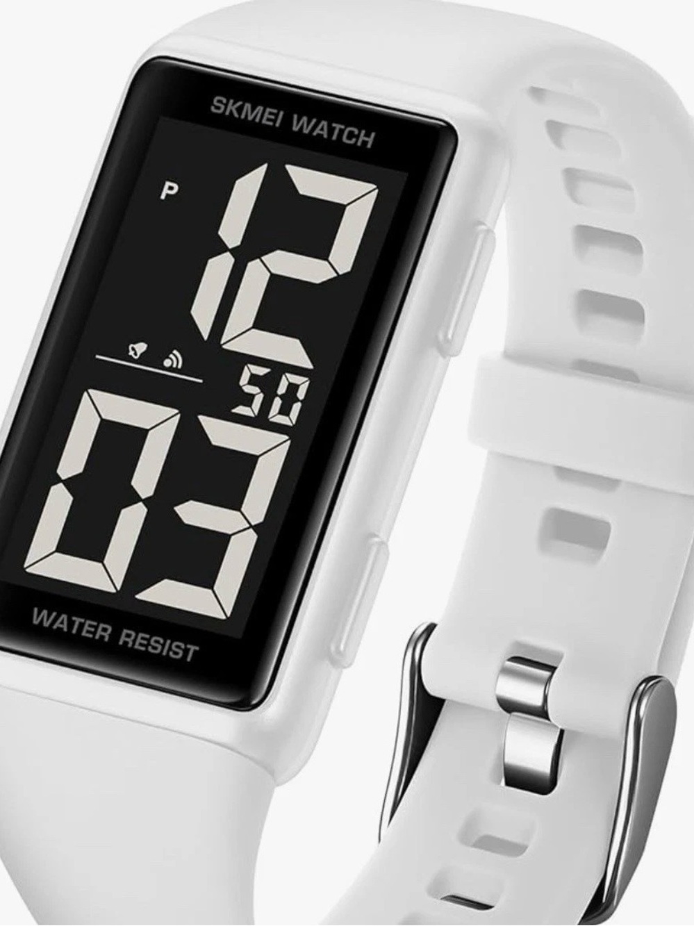 SKMEI Unisex Leisure White Digital Watch Multifunctional Waterproof NEW in box*